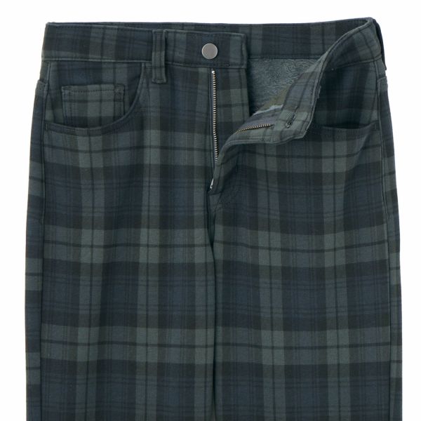 アルガンオイル　裏シャギーストレートパンツ