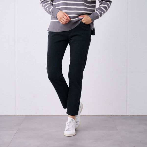 アルガンオイル　裏シャギースリムパンツ