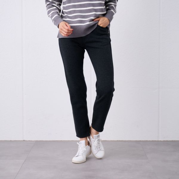 アルガンオイル　裏シャギースリムパンツ