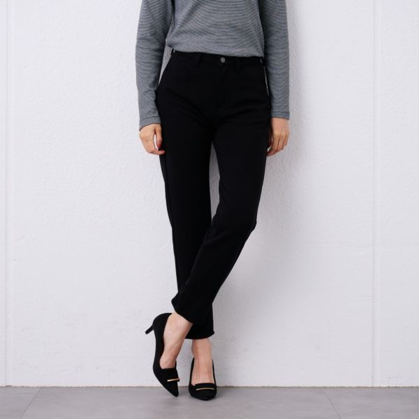 アルガンオイル　裏シャギースリムパンツ