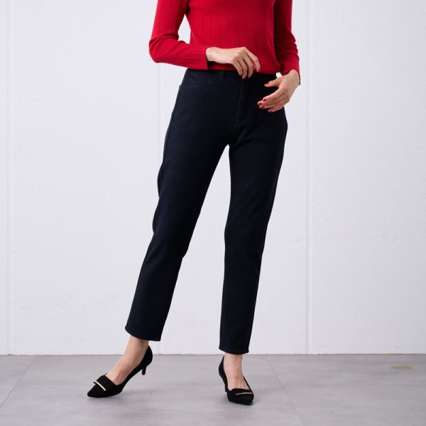 アルガンオイル　裏シャギースリムパンツ