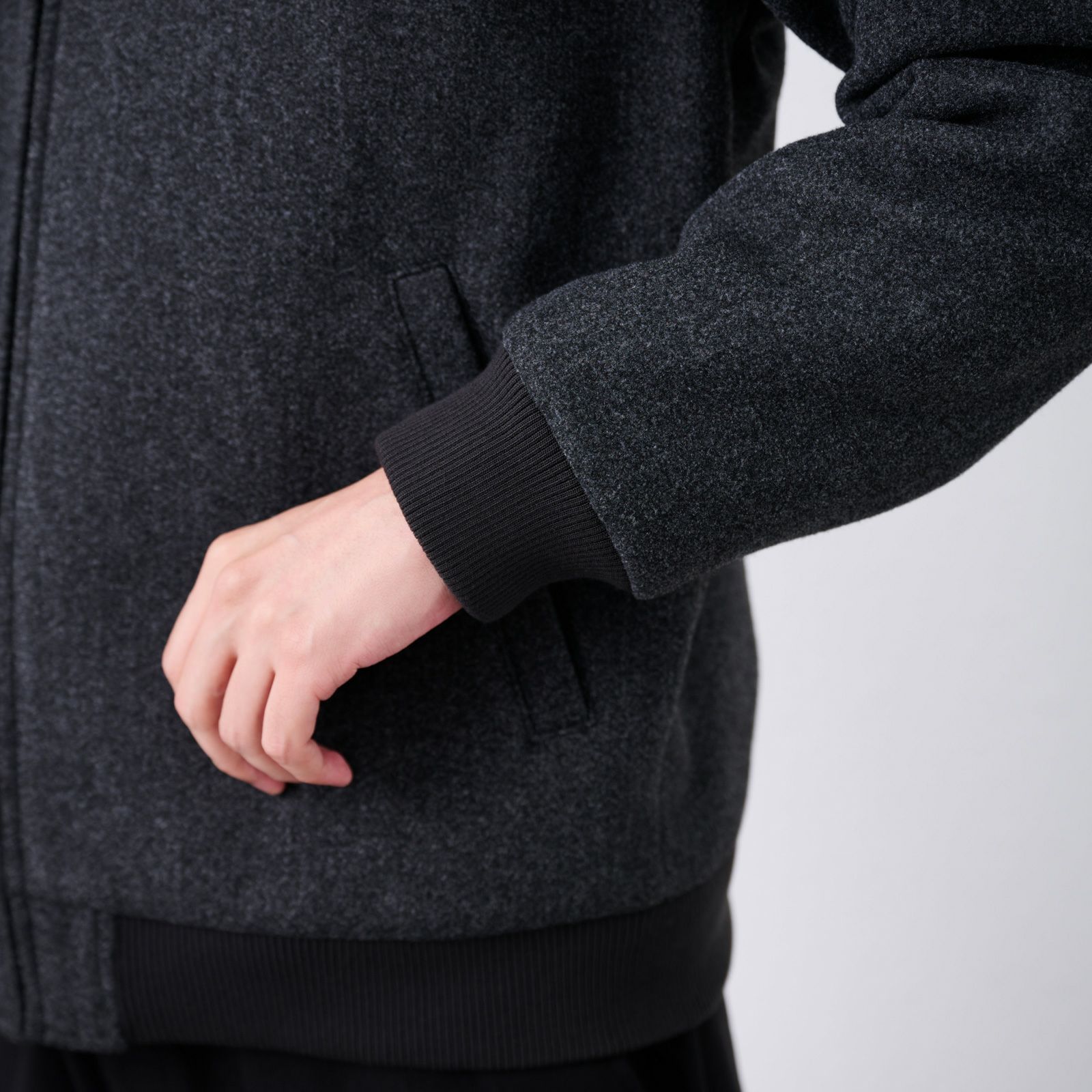 ウールライクＭＡ１ブルゾン