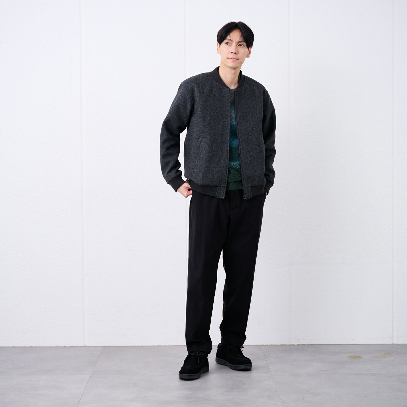 ウールライクＭＡ１ブルゾン