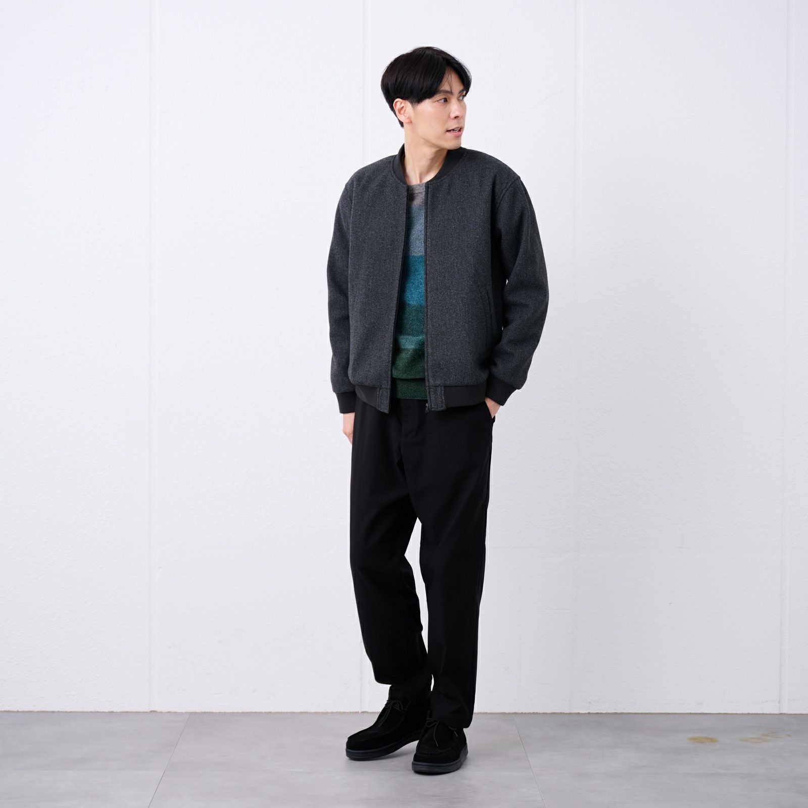 ウールライクＭＡ１ブルゾン