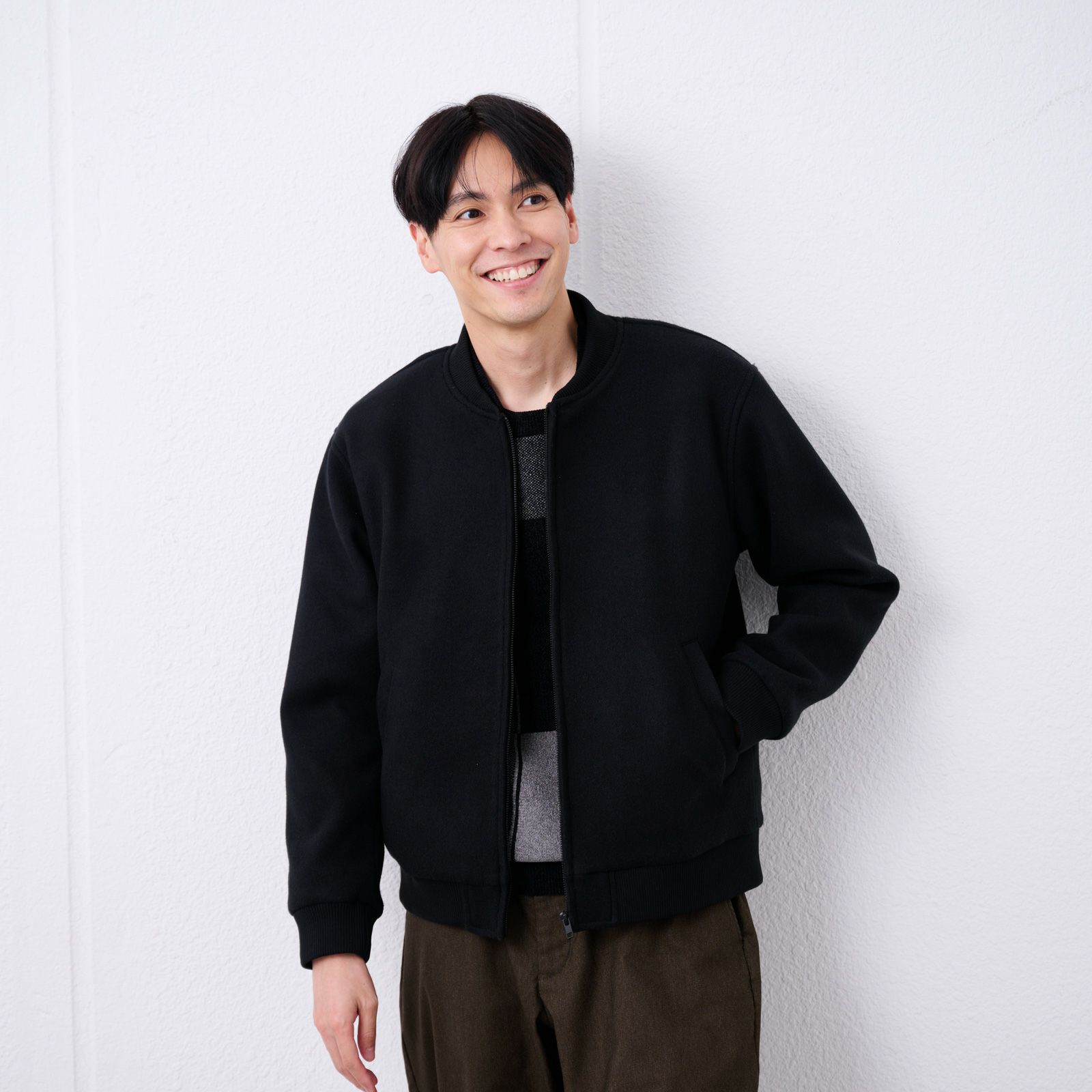 ウールライクＭＡ１ブルゾン