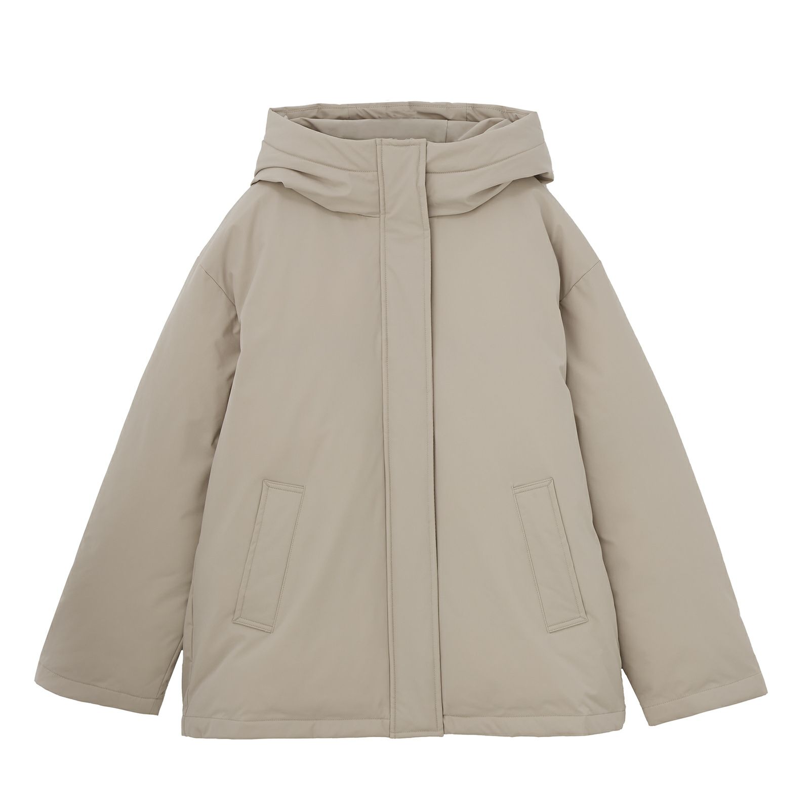 ピースフィットウォーム　保温中わたボリュームフードブルゾン