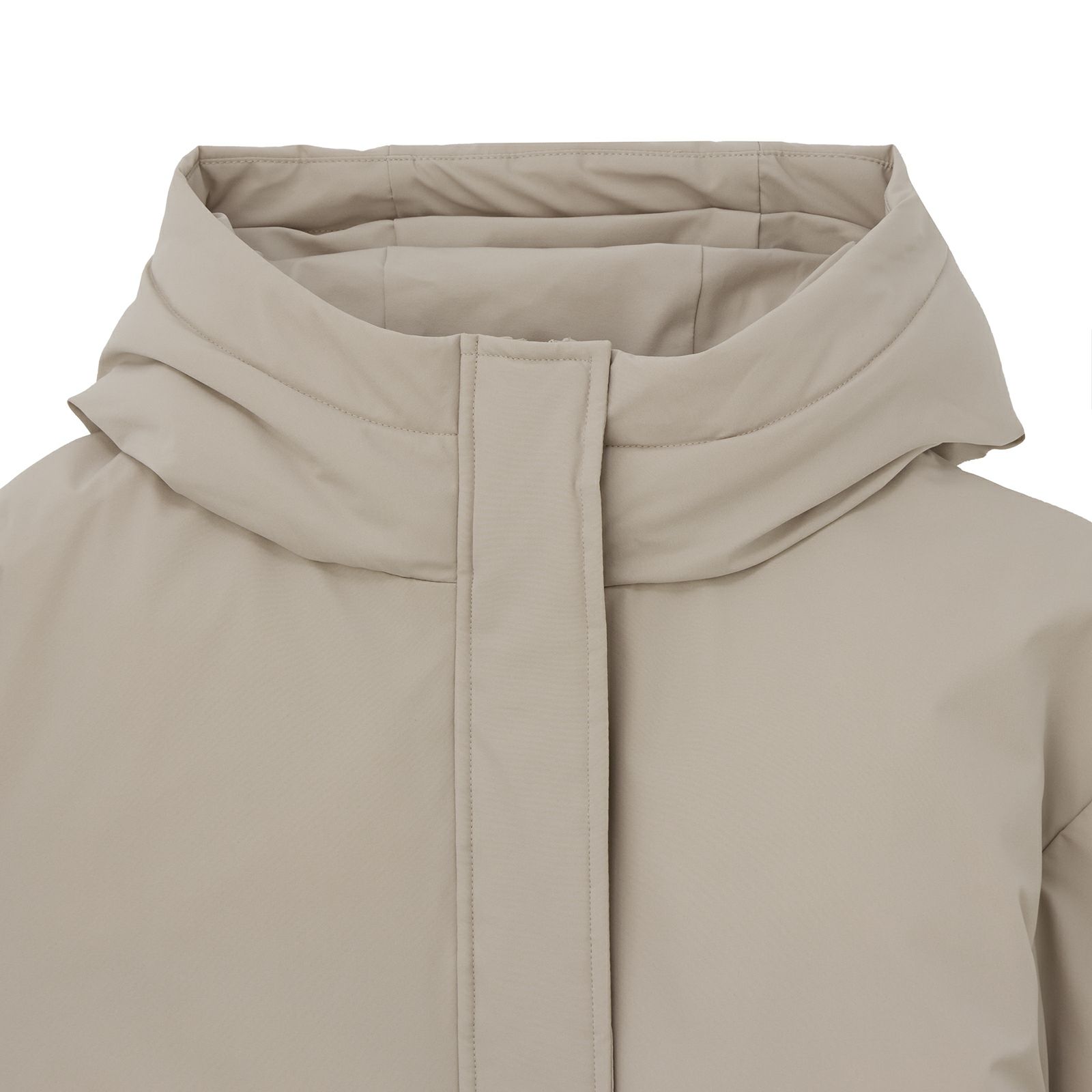 ピースフィットウォーム　保温中わたボリュームフードブルゾン