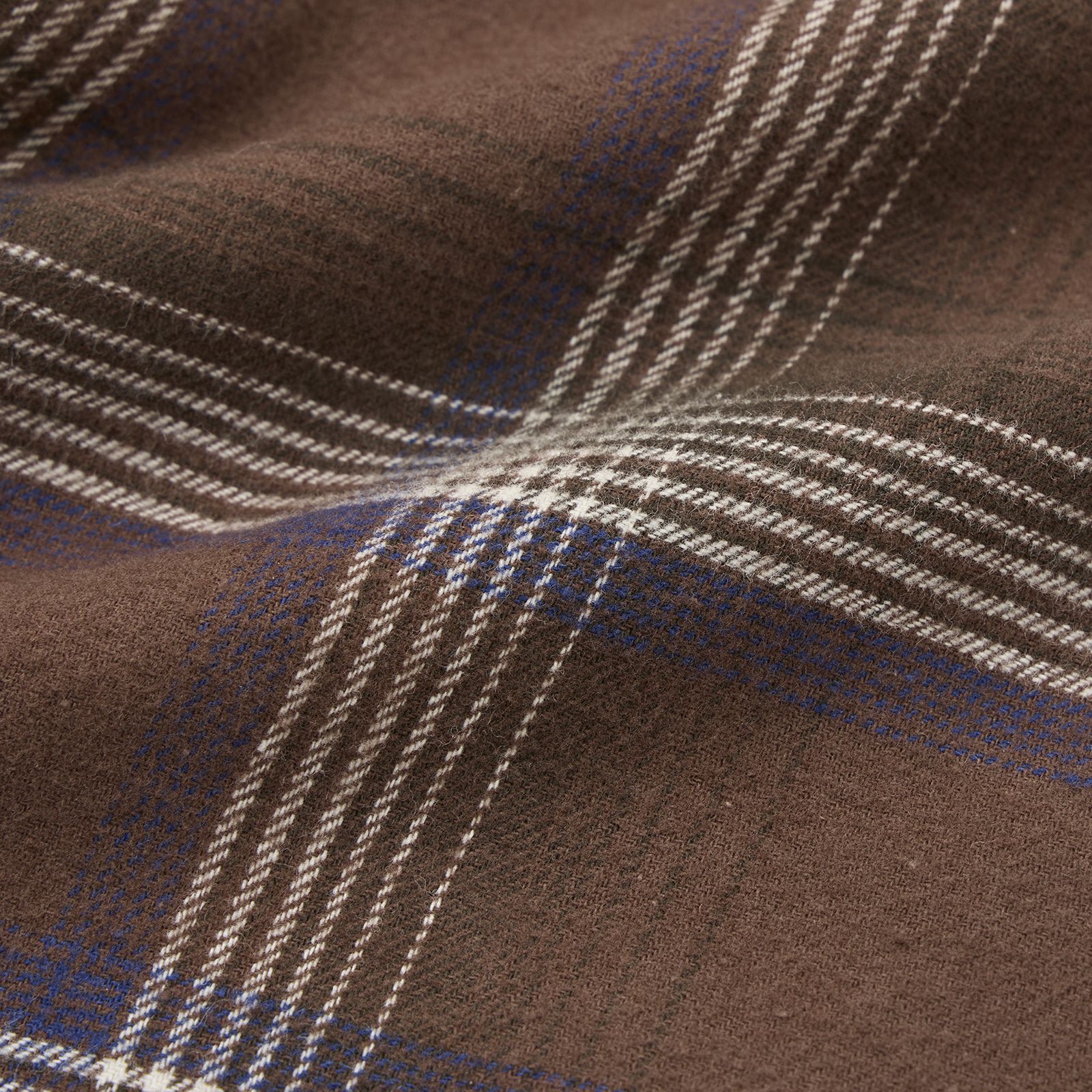 【てまラク】フランネル長袖レギュラーシャツ