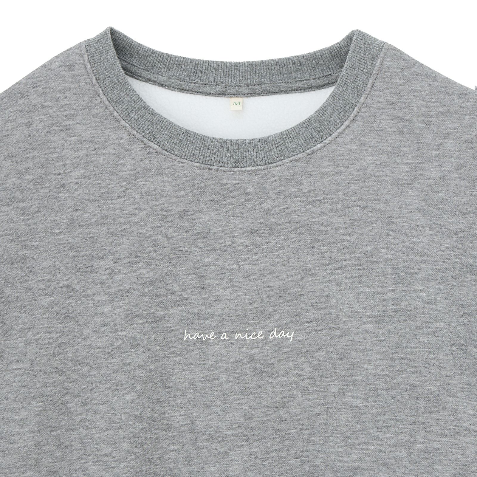 裏起毛プルオーバー