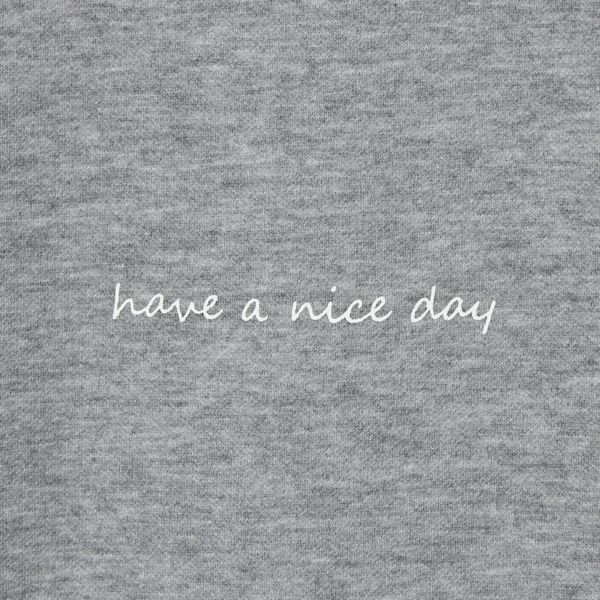 裏起毛プルオーバー