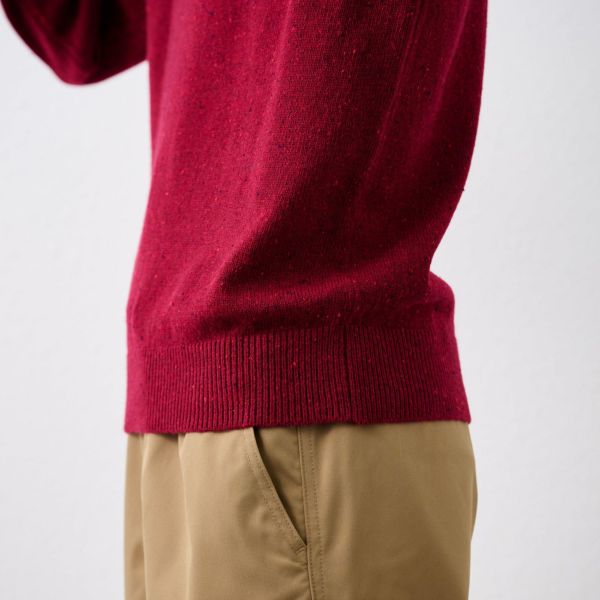 ネップヤーン　タートルネックプルオーバー