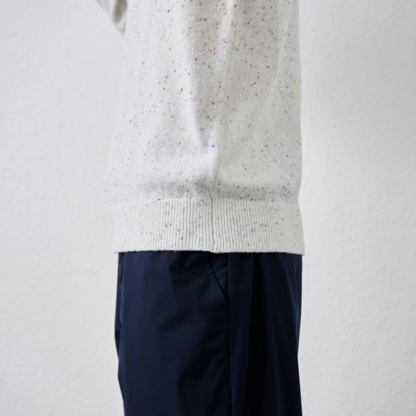 ネップヤーン　クルーネックプルオーバー