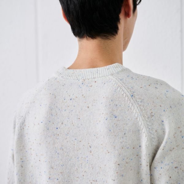 ネップヤーン　クルーネックプルオーバー