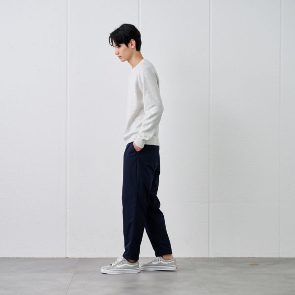 ネップヤーン　クルーネックプルオーバー