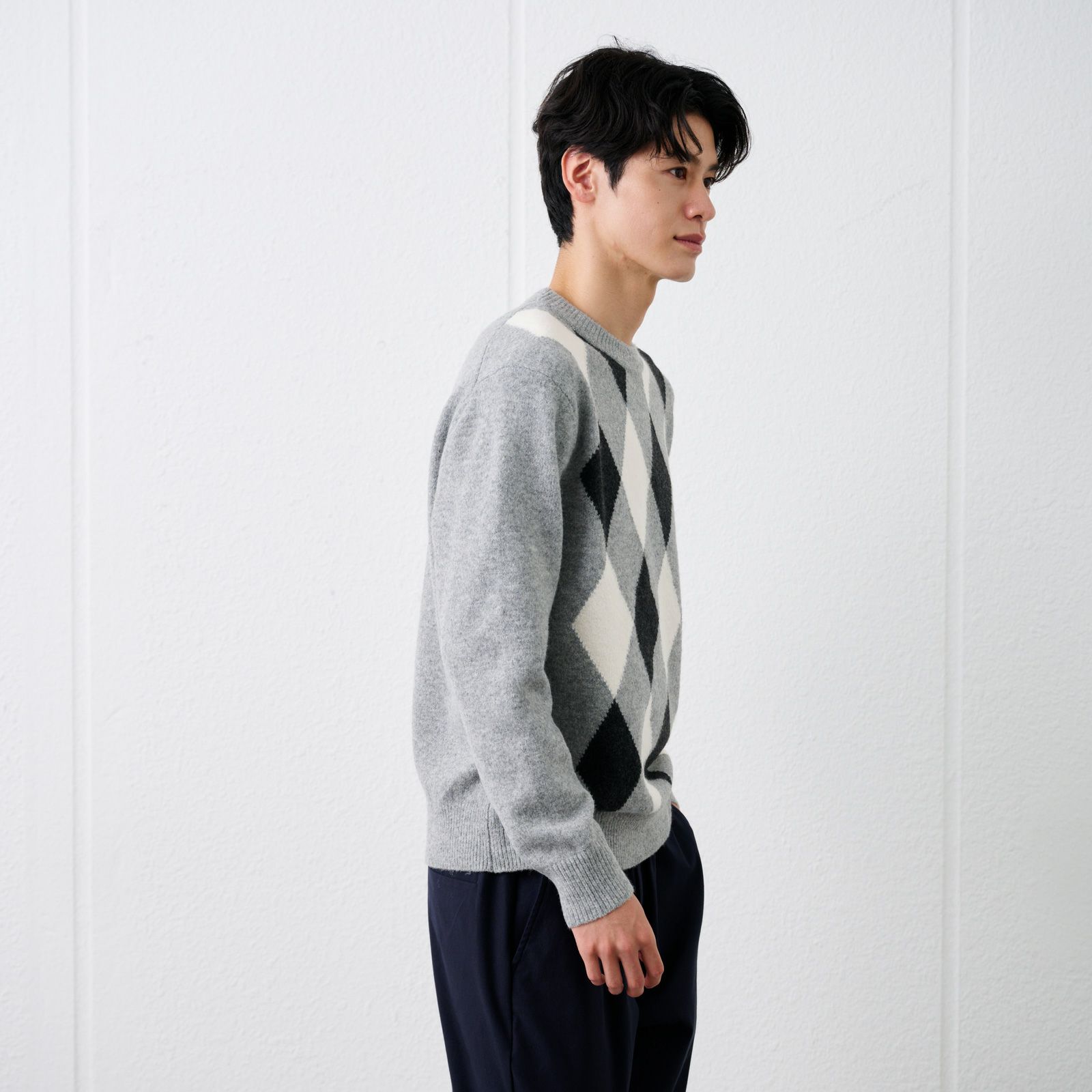 ブラッシュヤーン　クループルオーバーアーガイル