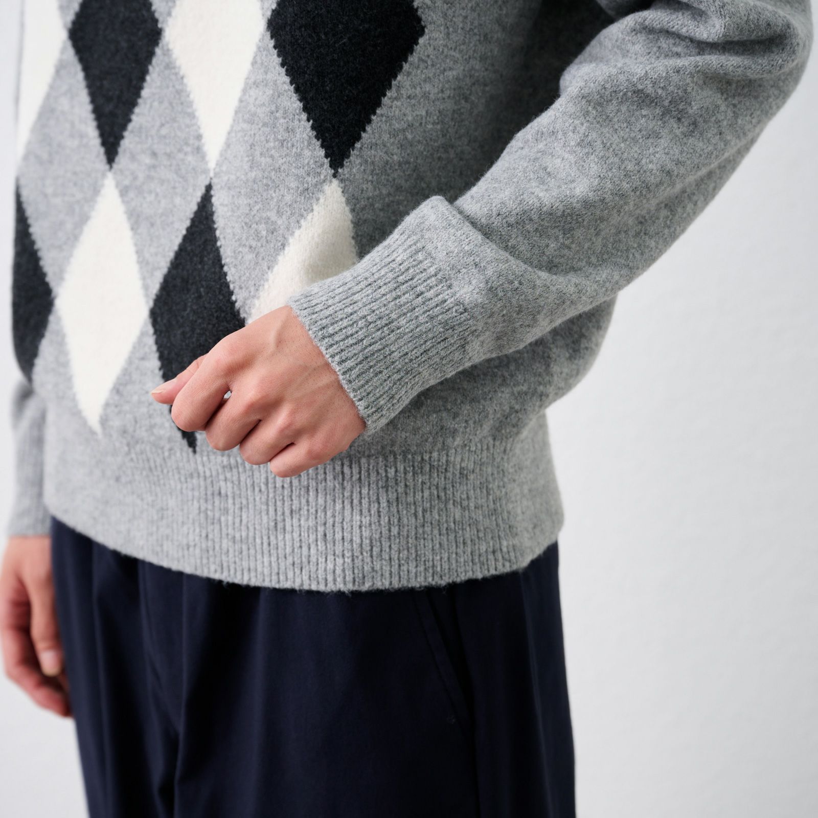 ブラッシュヤーン　クループルオーバーアーガイル