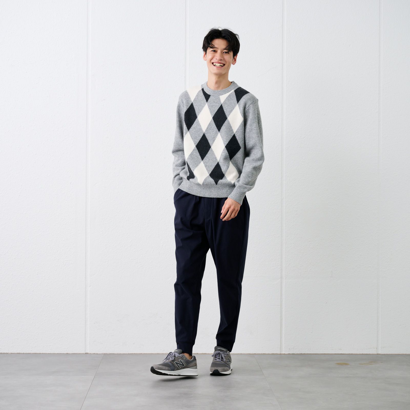 ブラッシュヤーン　クループルオーバーアーガイル