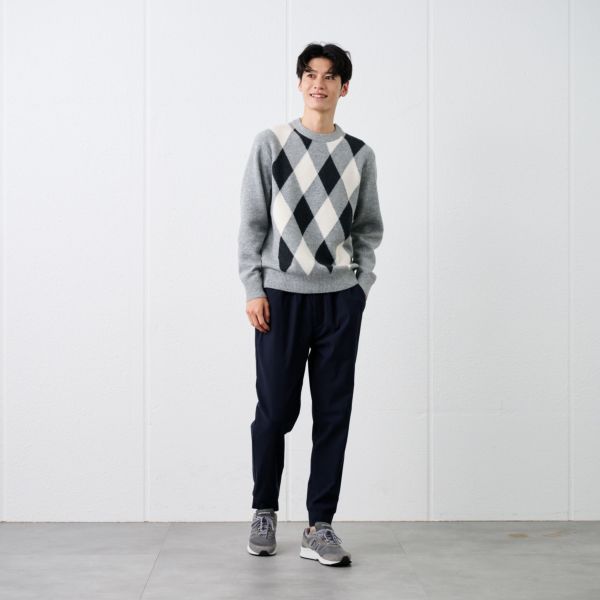 ブラッシュヤーン　クループルオーバーアーガイル