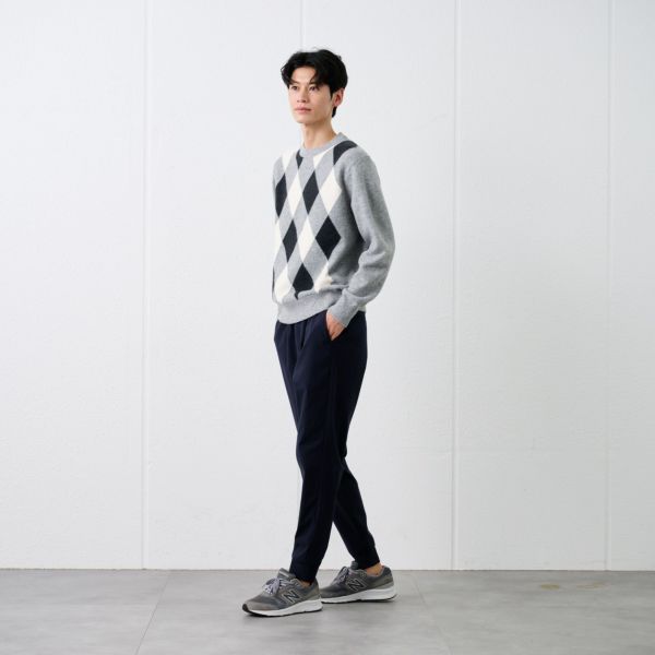 ブラッシュヤーン　クループルオーバーアーガイル