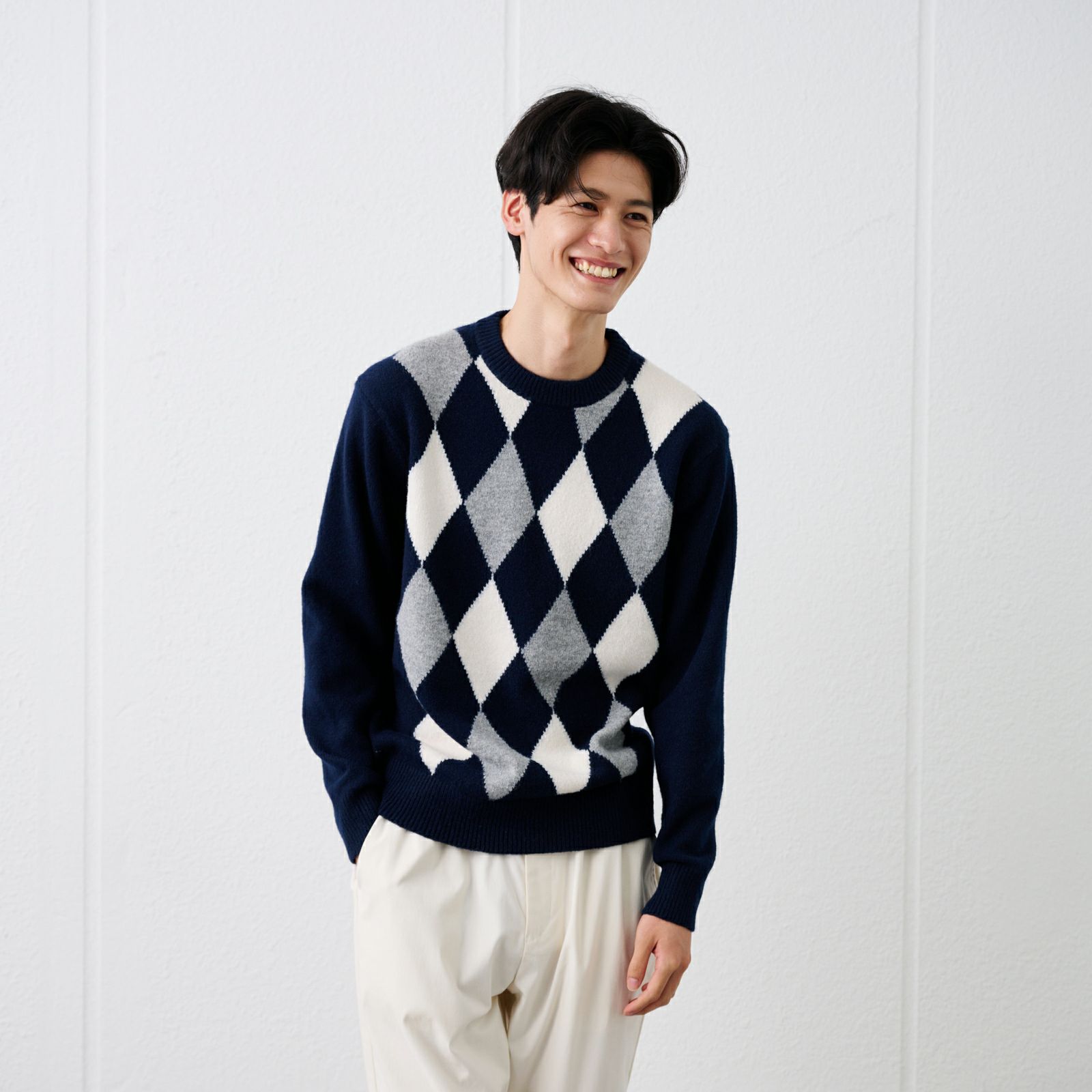 ブラッシュヤーン　クループルオーバーアーガイル