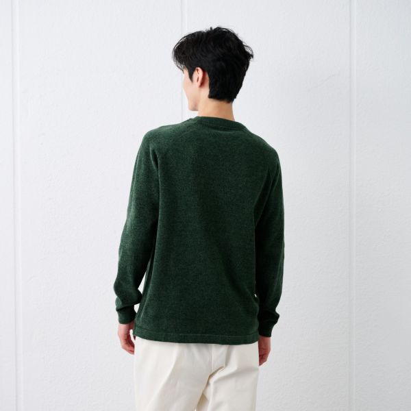 ハイゲージモール　モックネックプルオーバー