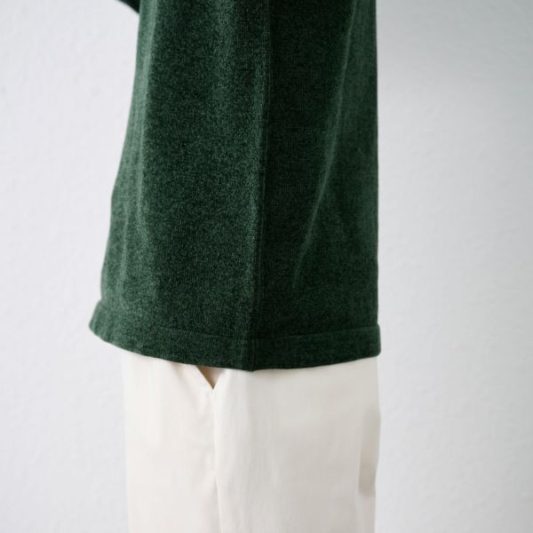 ハイゲージモール　モックネックプルオーバー