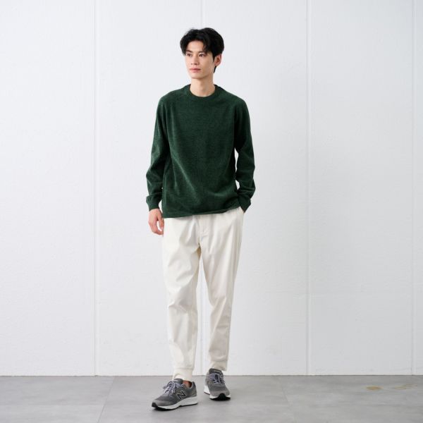 ハイゲージモール　モックネックプルオーバー