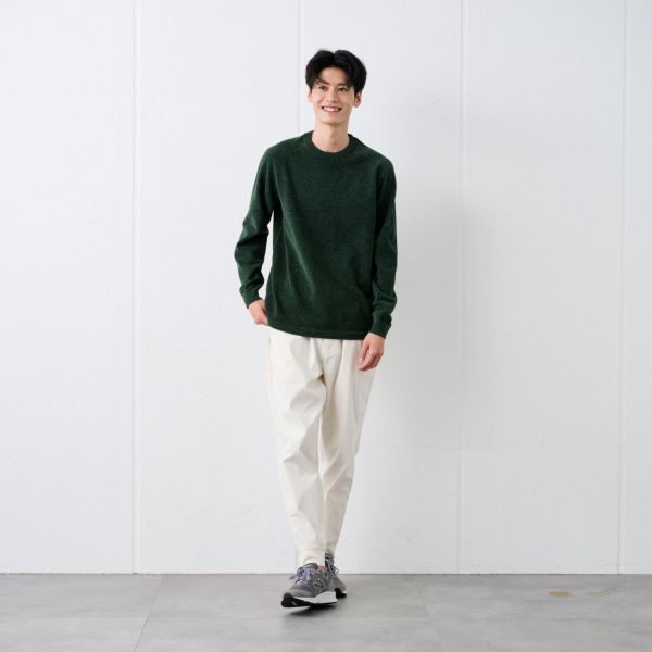 ハイゲージモール　モックネックプルオーバー