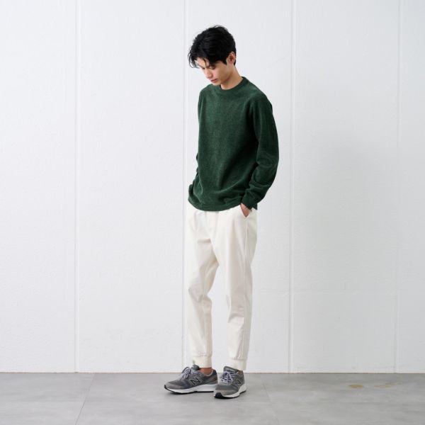 ハイゲージモール　モックネックプルオーバー