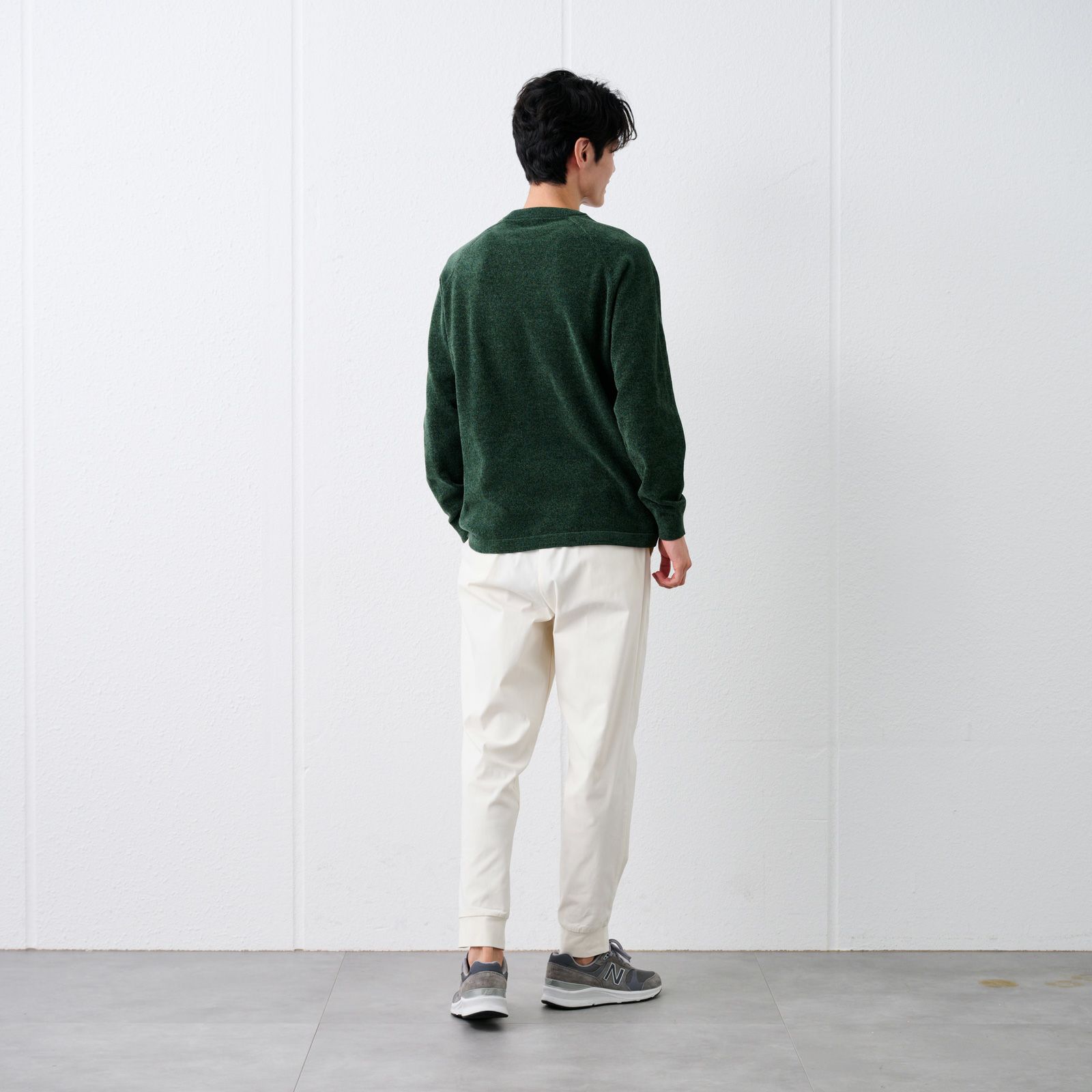 ハイゲージモール　モックネックプルオーバー