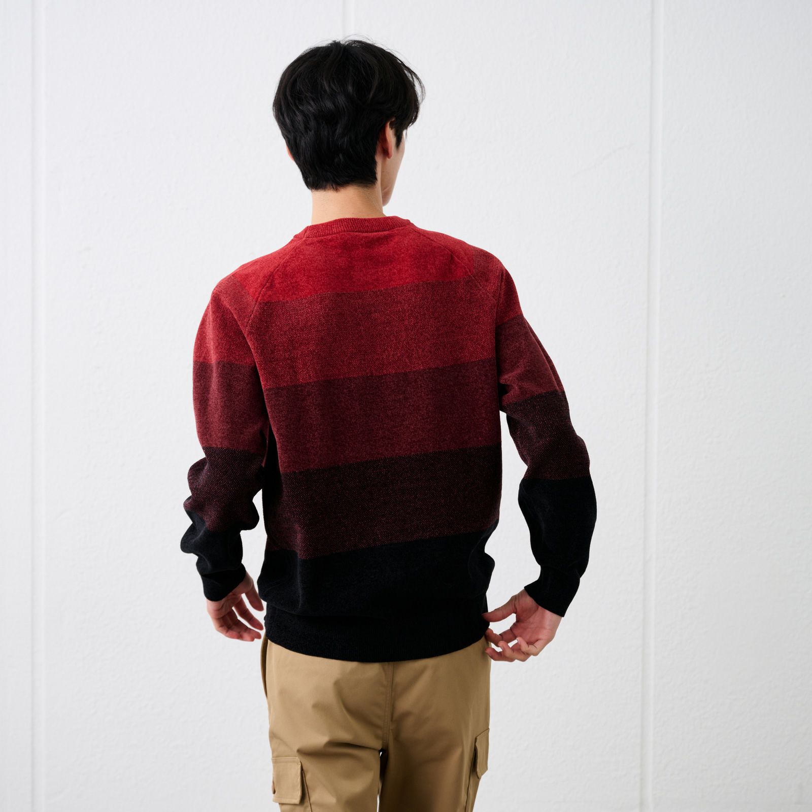 ハイゲージモール　クルーネックプルオーバー