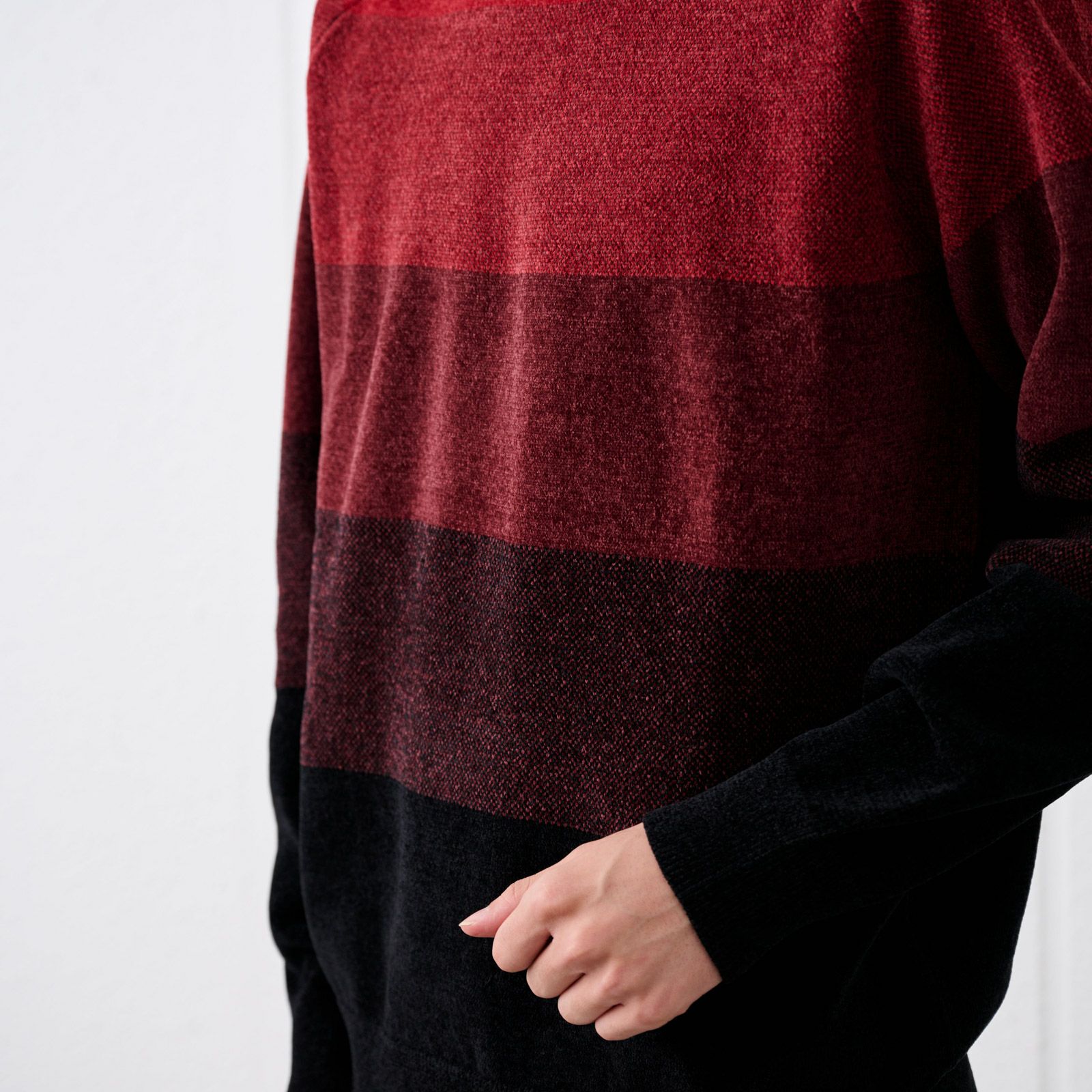 ハイゲージモール　クルーネックプルオーバー