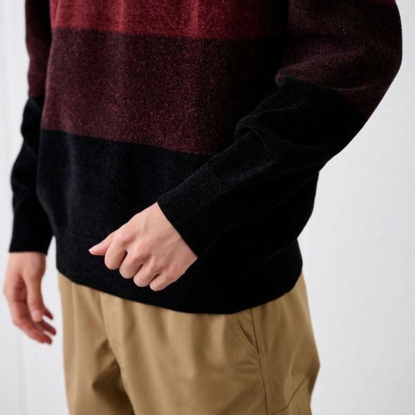 ハイゲージモール　クルーネックプルオーバー