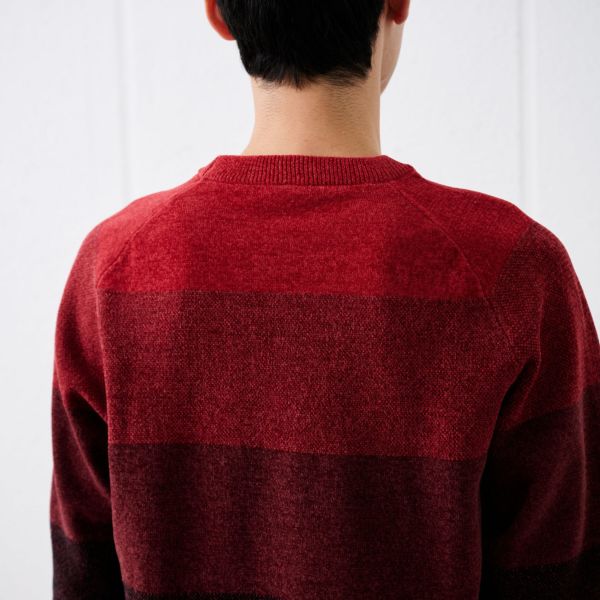 ハイゲージモール　クルーネックプルオーバー