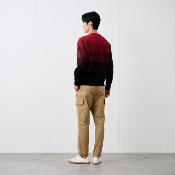 ハイゲージモール　クルーネックプルオーバー