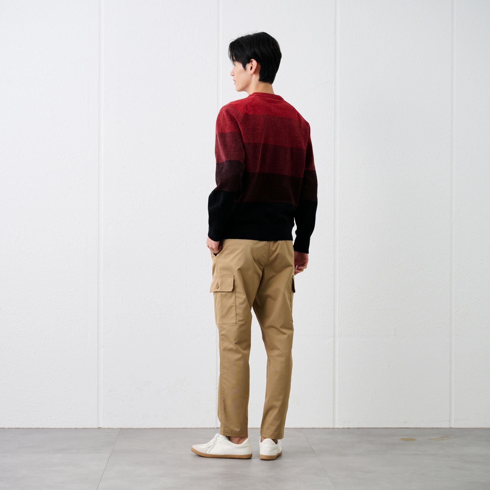 ハイゲージモール　クルーネックプルオーバー