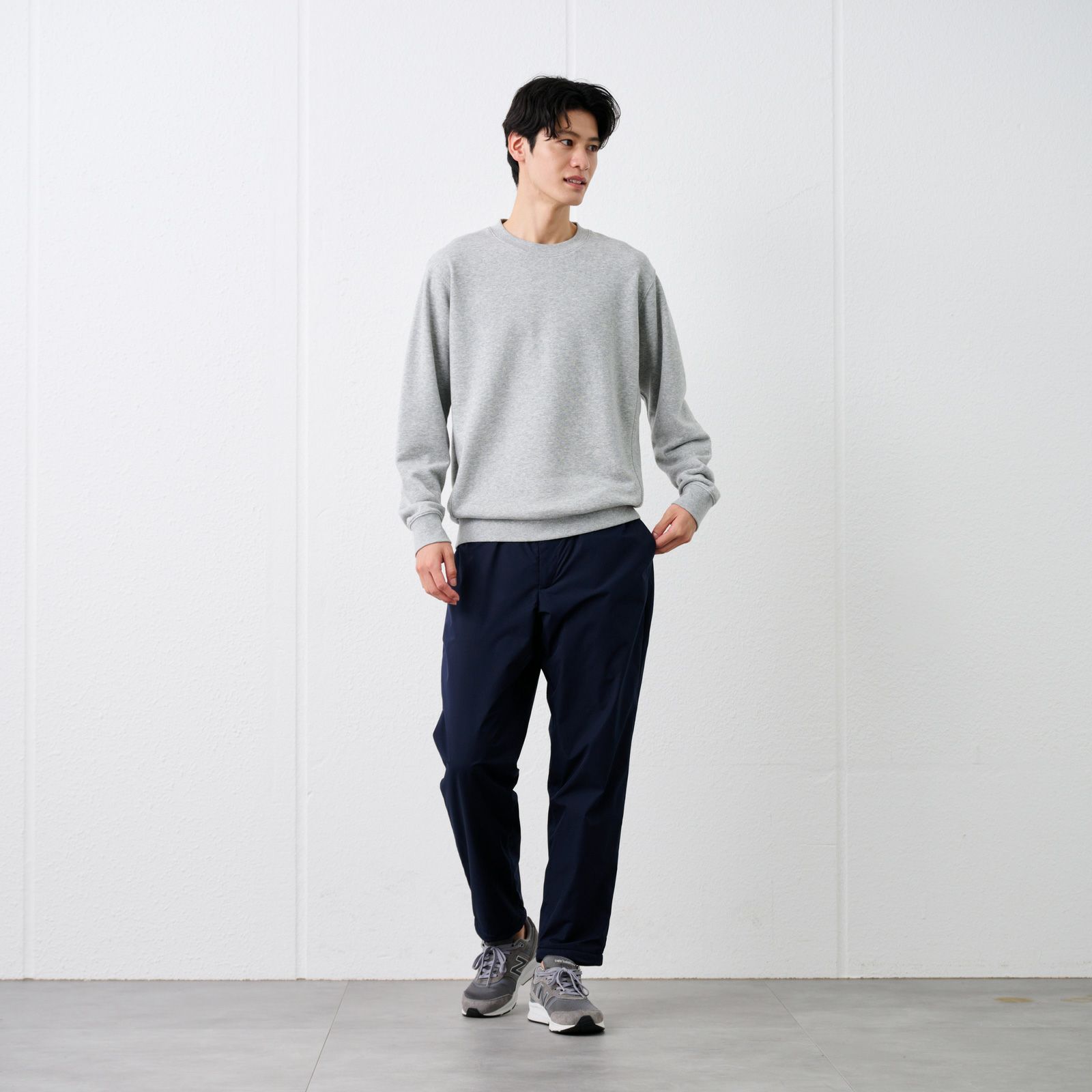 裏フリースイージーパンツ