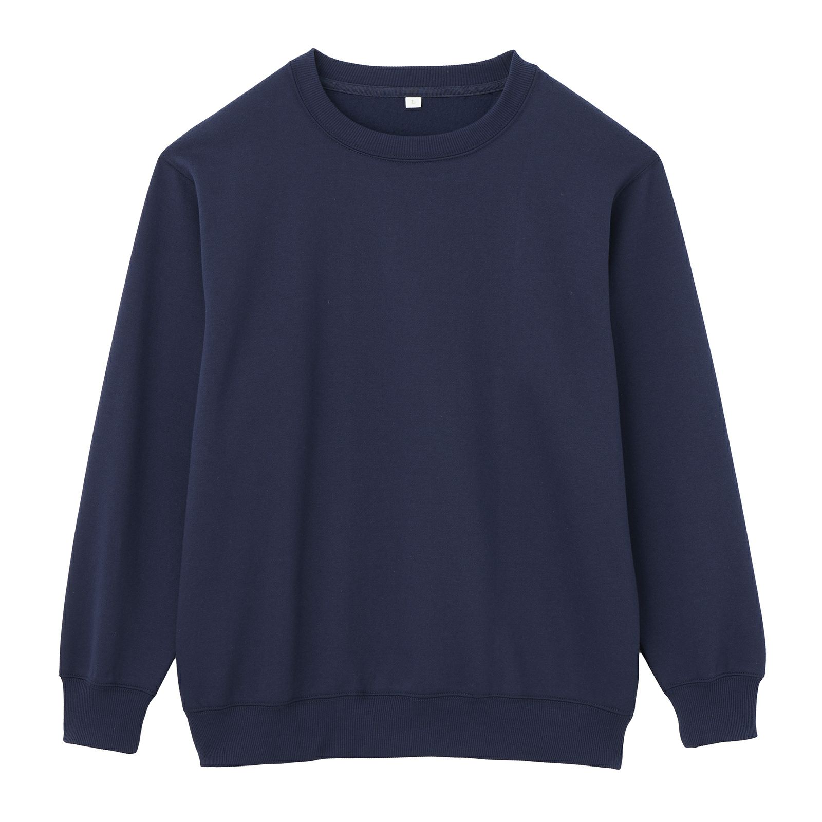 裏起毛無地クルースウェット