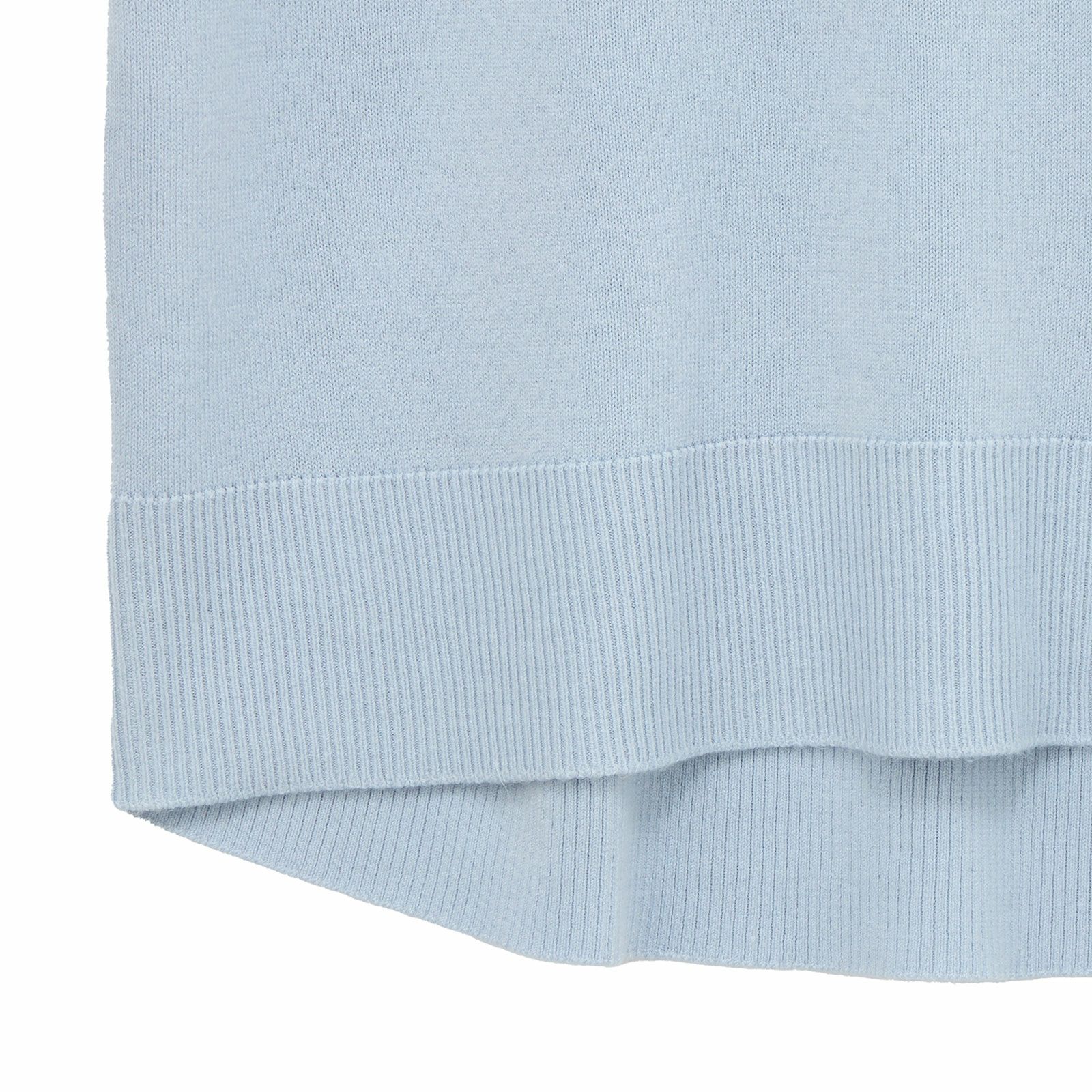 洗える・保温　シフォンタッチ　モックネックプルオーバー