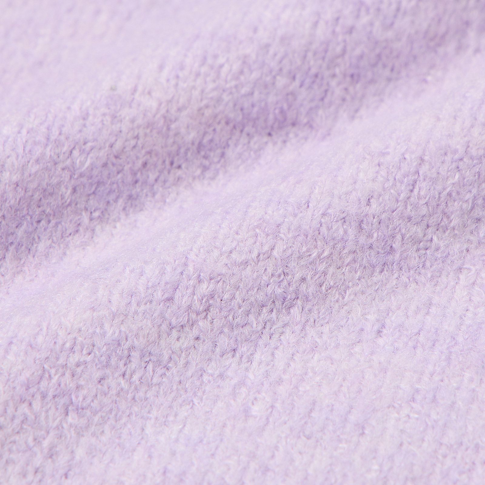 洗える・保湿　ブラッシュヤーン襟スリットプルオーバー