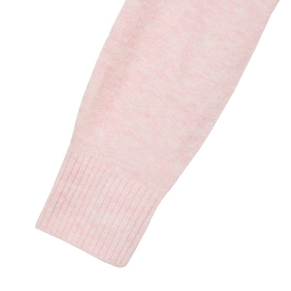 洗える・保湿　ブラッシュヤーン襟スリットプルオーバー