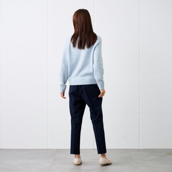 洗える・保湿　ブラッシュヤーンドクターネックプルオーバー