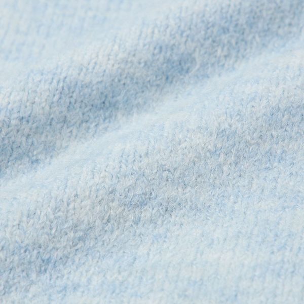 洗える・保湿　ブラッシュヤーンドクターネックプルオーバー