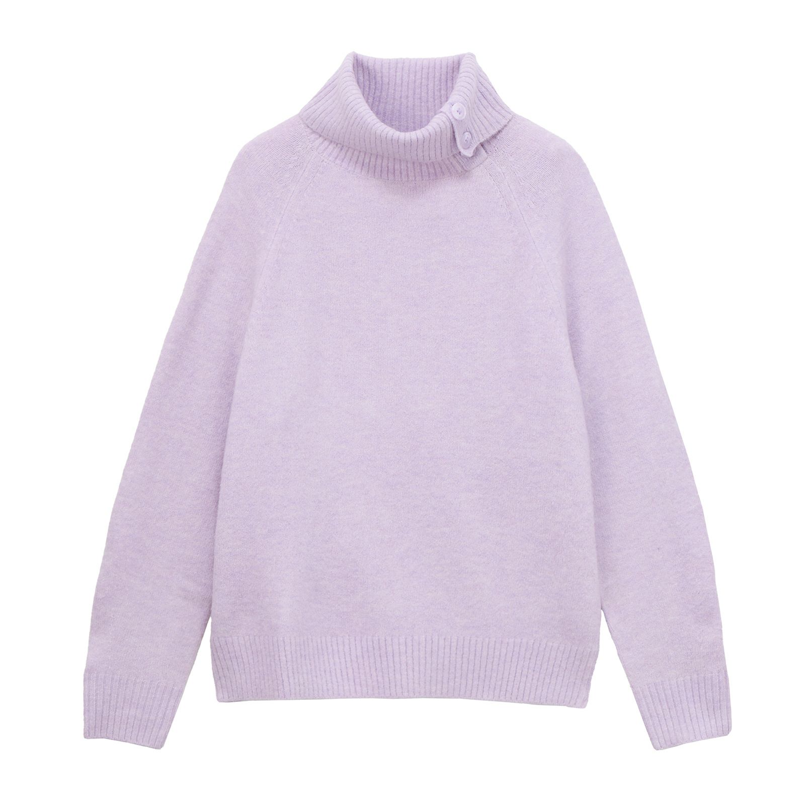 洗える・保湿　ブラッシュヤーンドクターネックプルオーバー