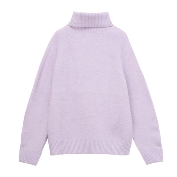 洗える・保湿　ブラッシュヤーンドクターネックプルオーバー