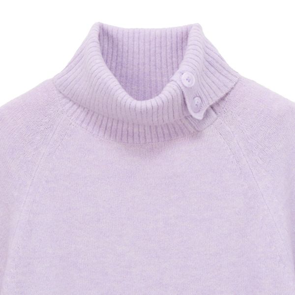 洗える・保湿　ブラッシュヤーンドクターネックプルオーバー