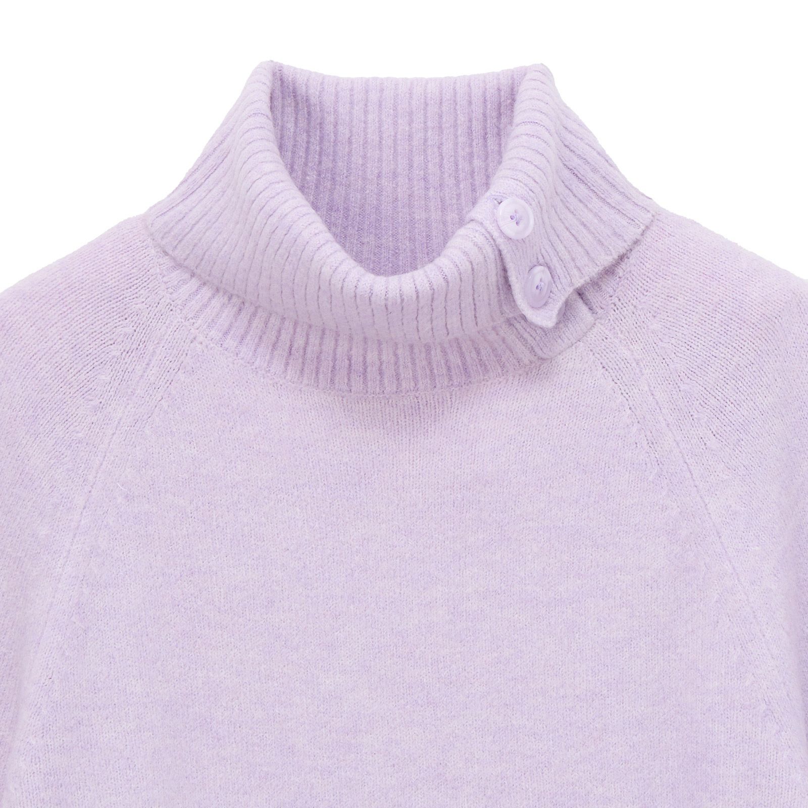 洗える・保湿　ブラッシュヤーンドクターネックプルオーバー