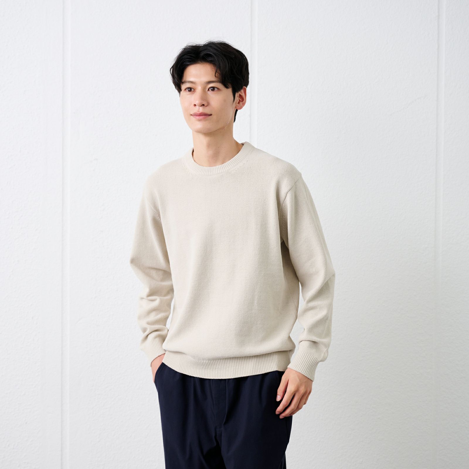 マットモール　クルーネックプルオーバー