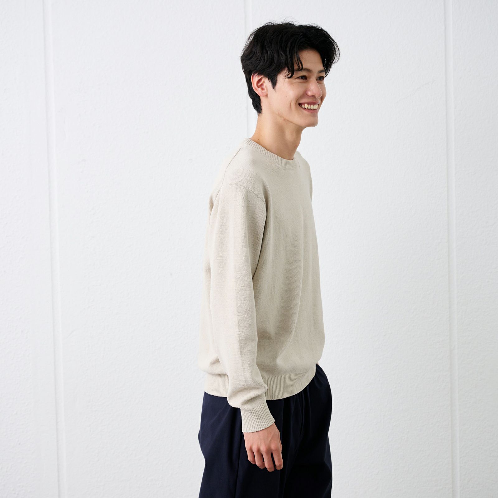 マットモール　クルーネックプルオーバー