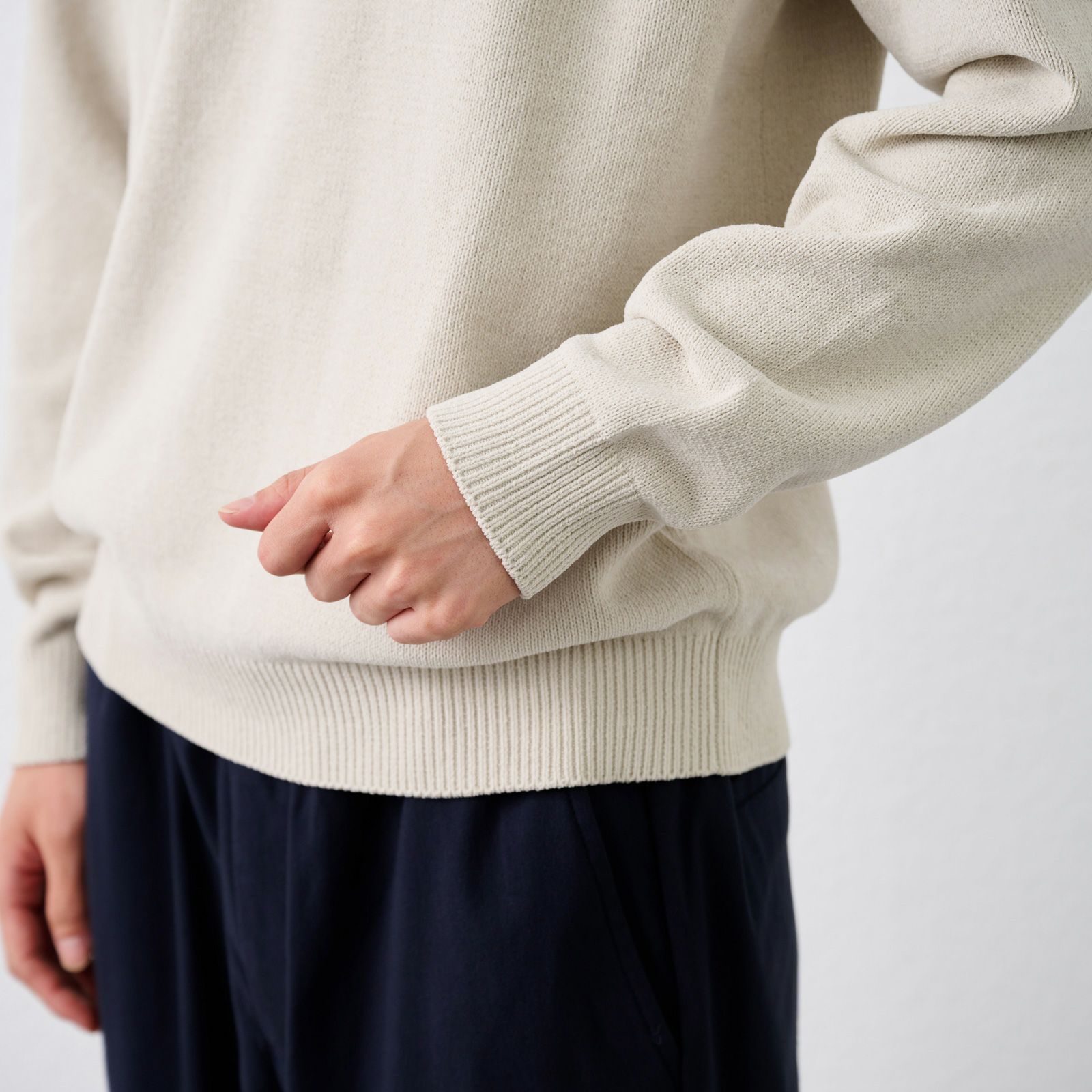 マットモール　クルーネックプルオーバー